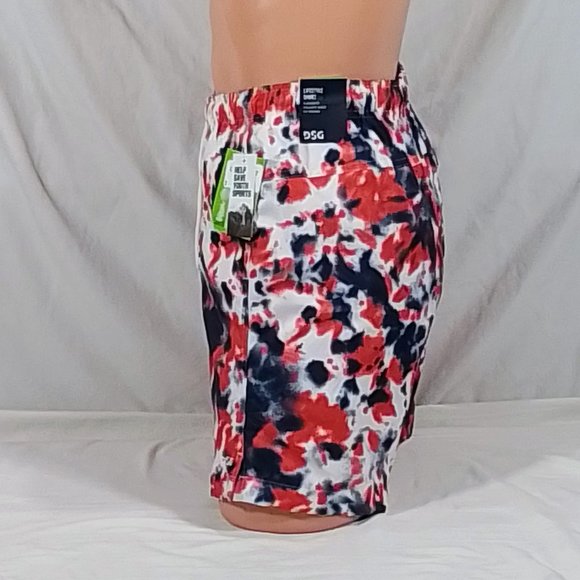 Men's Lifestyle 6" Loose Fit Short Americana Tie Dye-Various Sizes-New with Tags - Picture 4 of 4